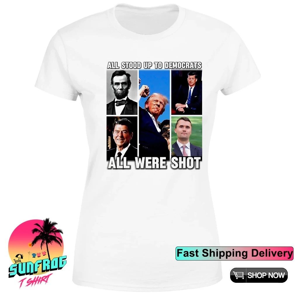 Republican team all stood up to democrats all were shot shirt