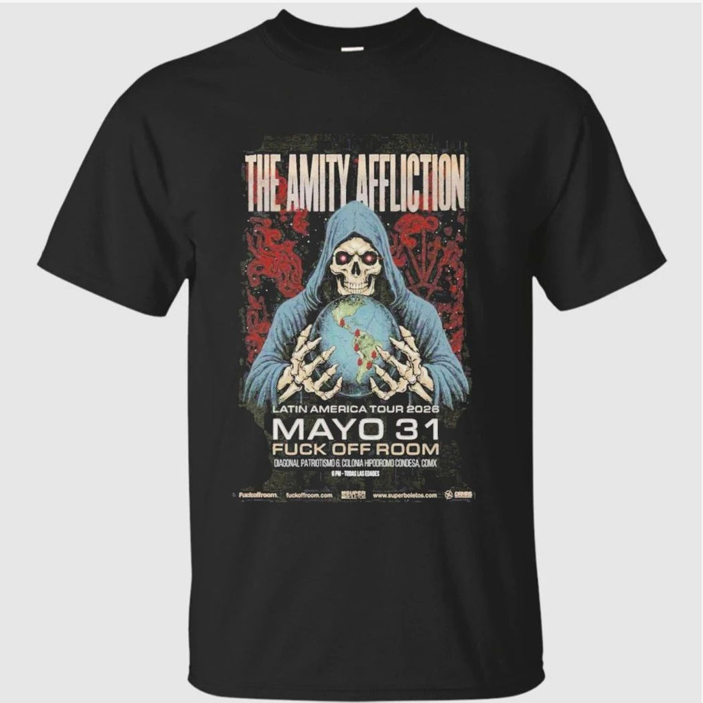 The Amity Affliction May 31 2026 TOUR FVCK OFF ROOM, Mexico City Shirt