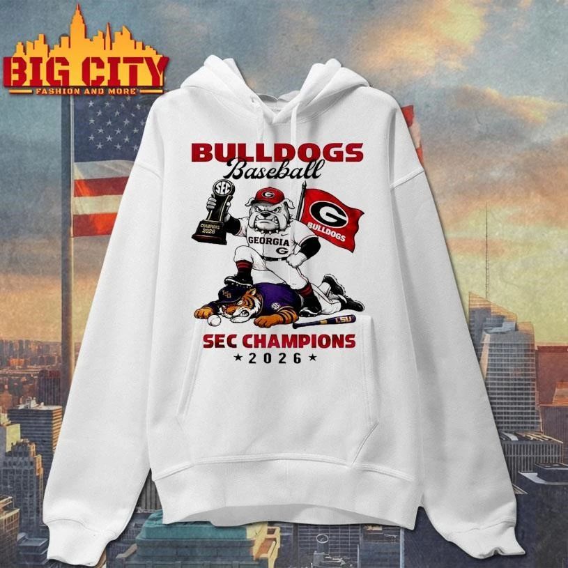 Georgia Bulldogs 2026 NCAA Sec Champions Mascot Shirt
