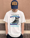 Cat I may be quiet on the inside but on the inside I am screaming shirt
