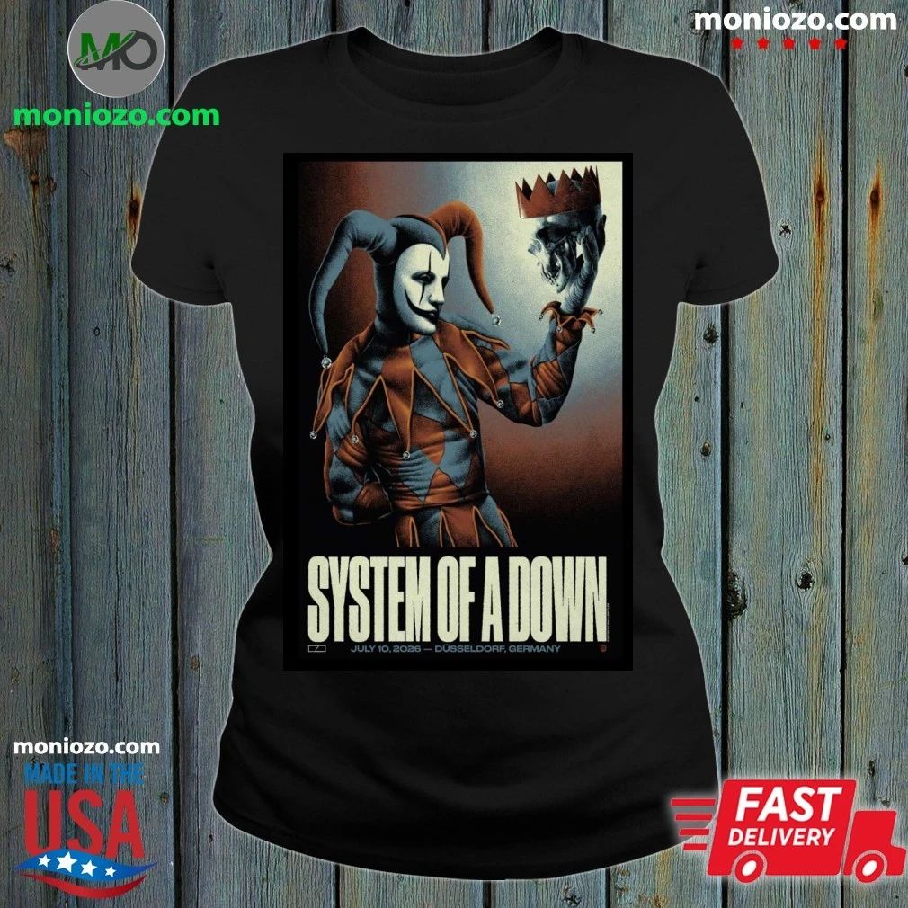 System Of A Down, DUsseldorf 10 Jul 2026 Poster Shirt