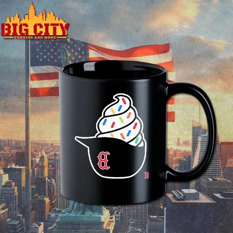 Boston Red Sox Ice Cream Helmet Shirt