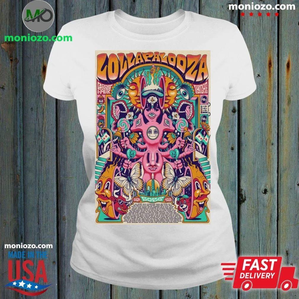 Lollapalooza Chicago 2026 Poster Shirt