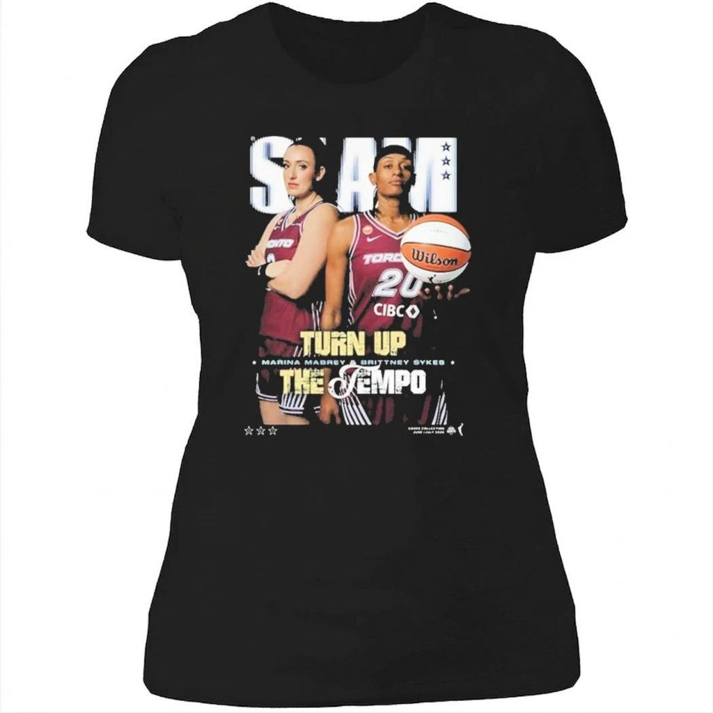 Slam 262 Marina Mabrey with Brittney Sykes Shirt