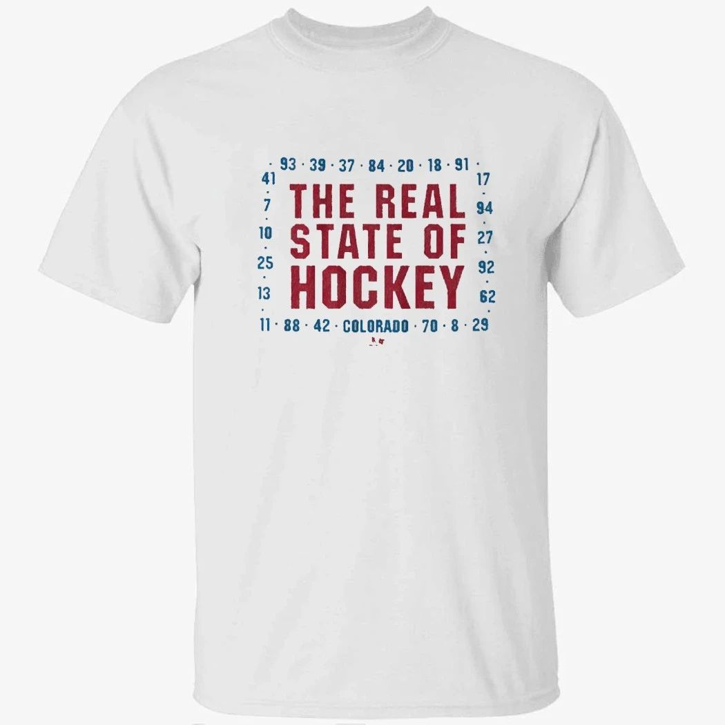 Colorado The Real State of Hockey Shirt