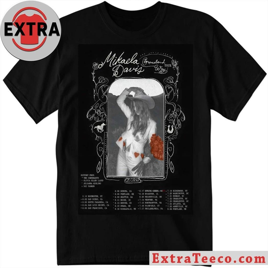 Mikaela Davis Graceland Way 2026 Tour Poster Shirt