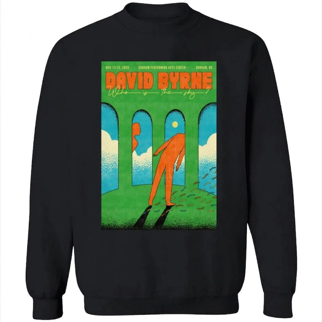 David Byrne 5-12-2026 Durham NC Poster Shirt