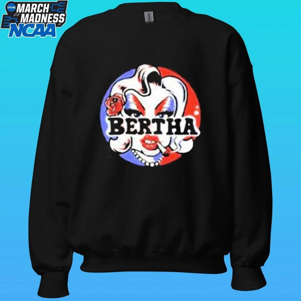 Grateful Drag Bertha Black Logo Shirt