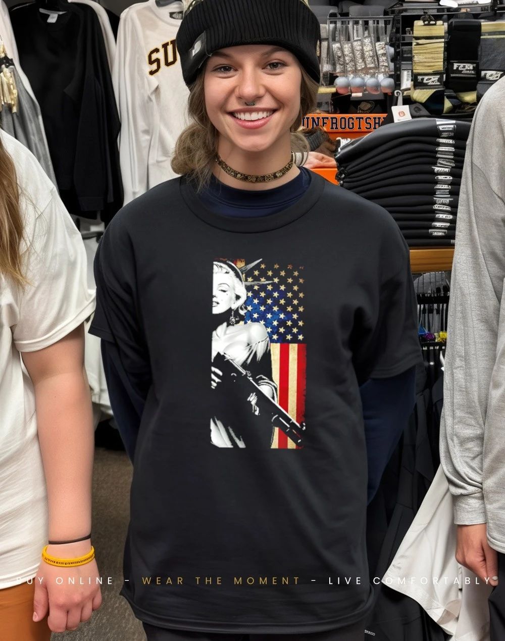 Lady Liberty Marilyn Monroe shirt
