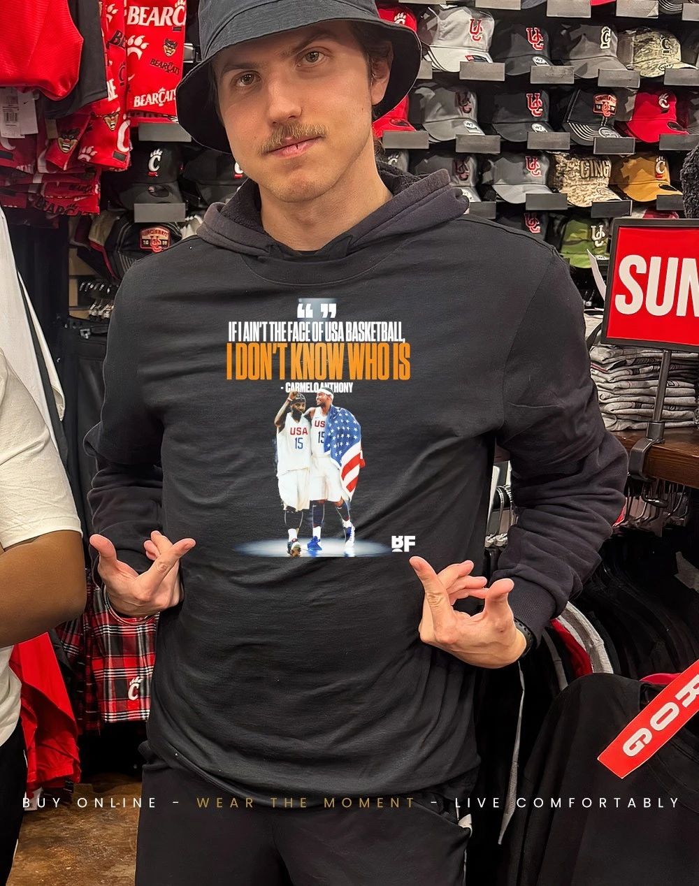 Carmelo Anthony if I ain’t the face of USA basketball I don’t know who is shirt