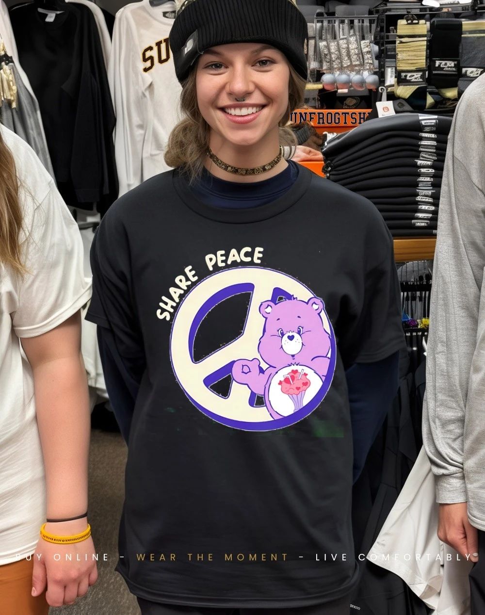 Care bears share peace shirt