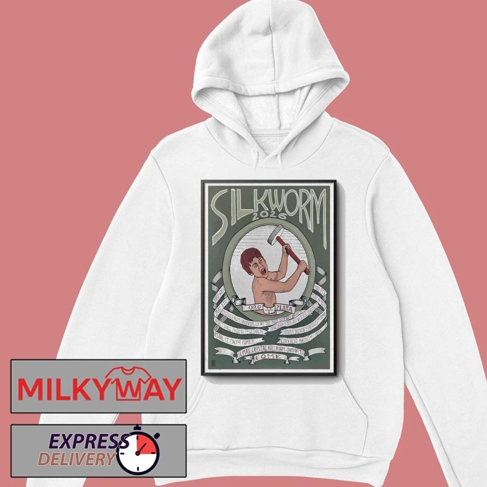 Tour MAY 12 2026 Silkworm Crystal Ballroom Poster shirt