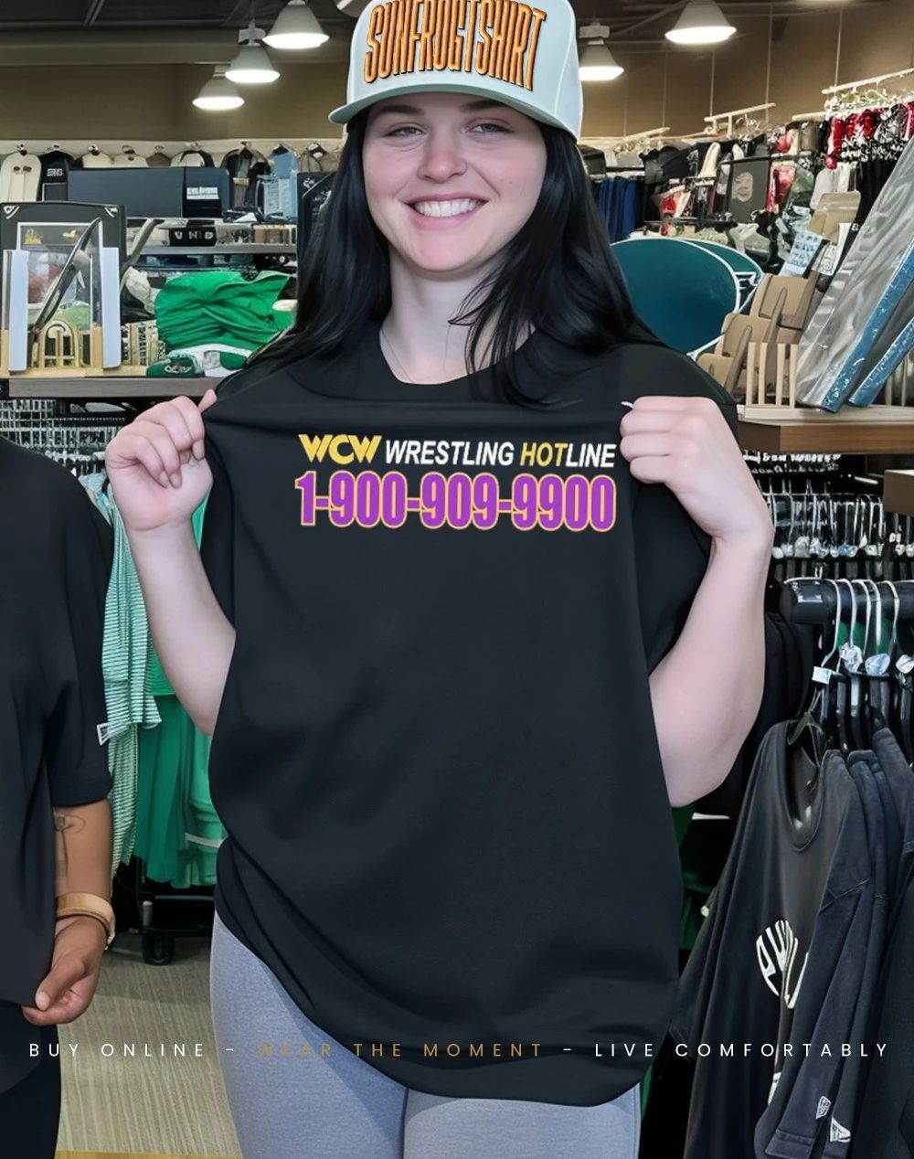 WCW Wrestling Hotline 1900 909 9900 shirt