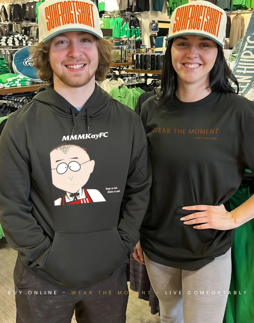 South Park KFC mmmkayFC drugs are bad chicken is good shirt
