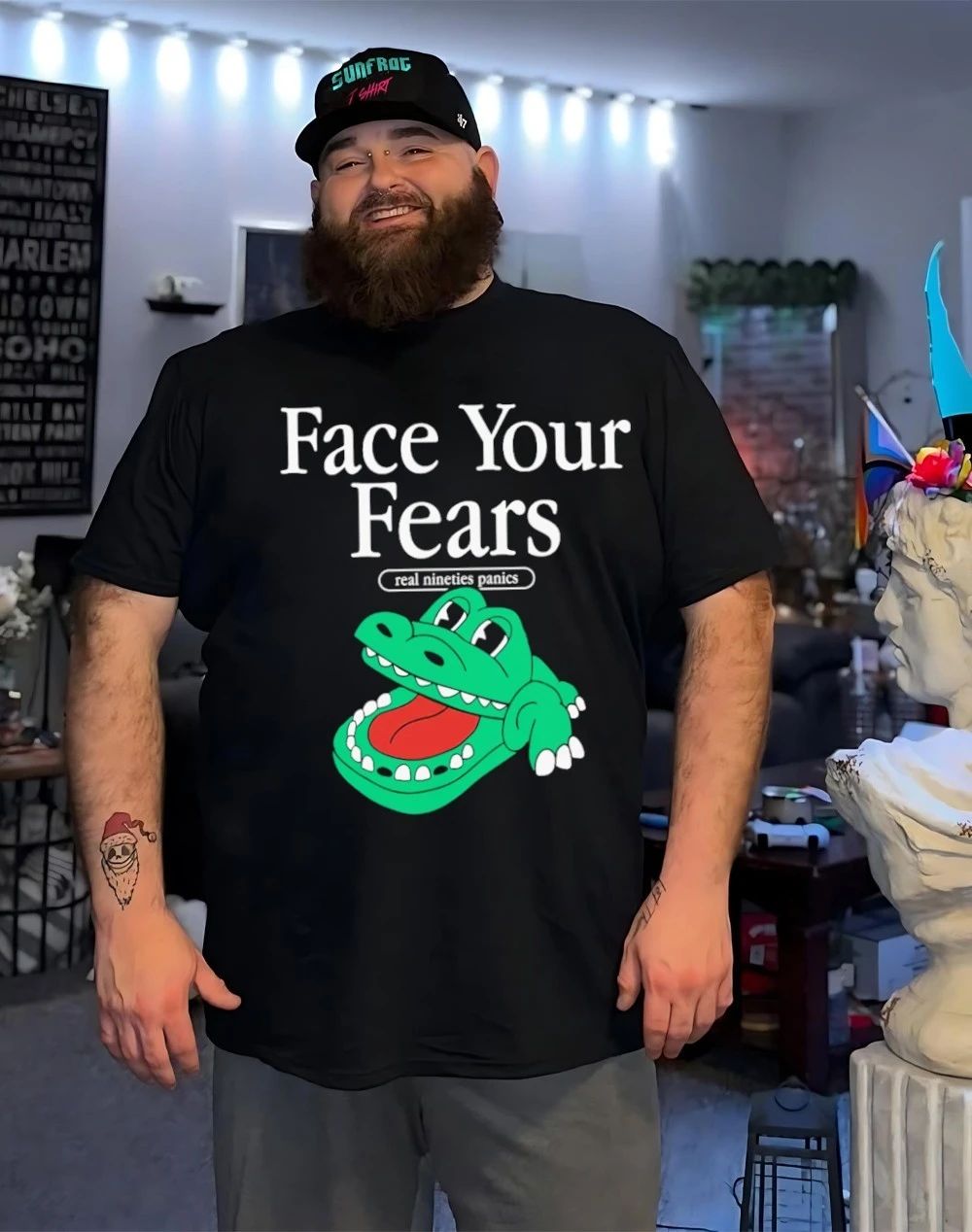 Crocodile dentist game face your fears real nineties panics shirt