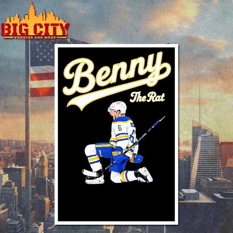 Zach Benson Buffalo Sabres Benny the Rat Shirt