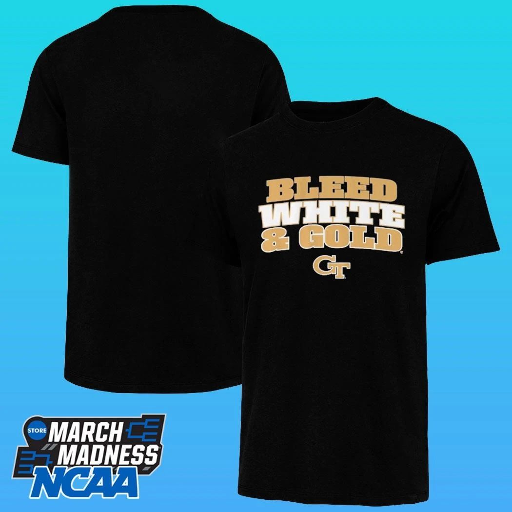 Georgia Tech Yellow Jackets Bleed White & Gold Shirt