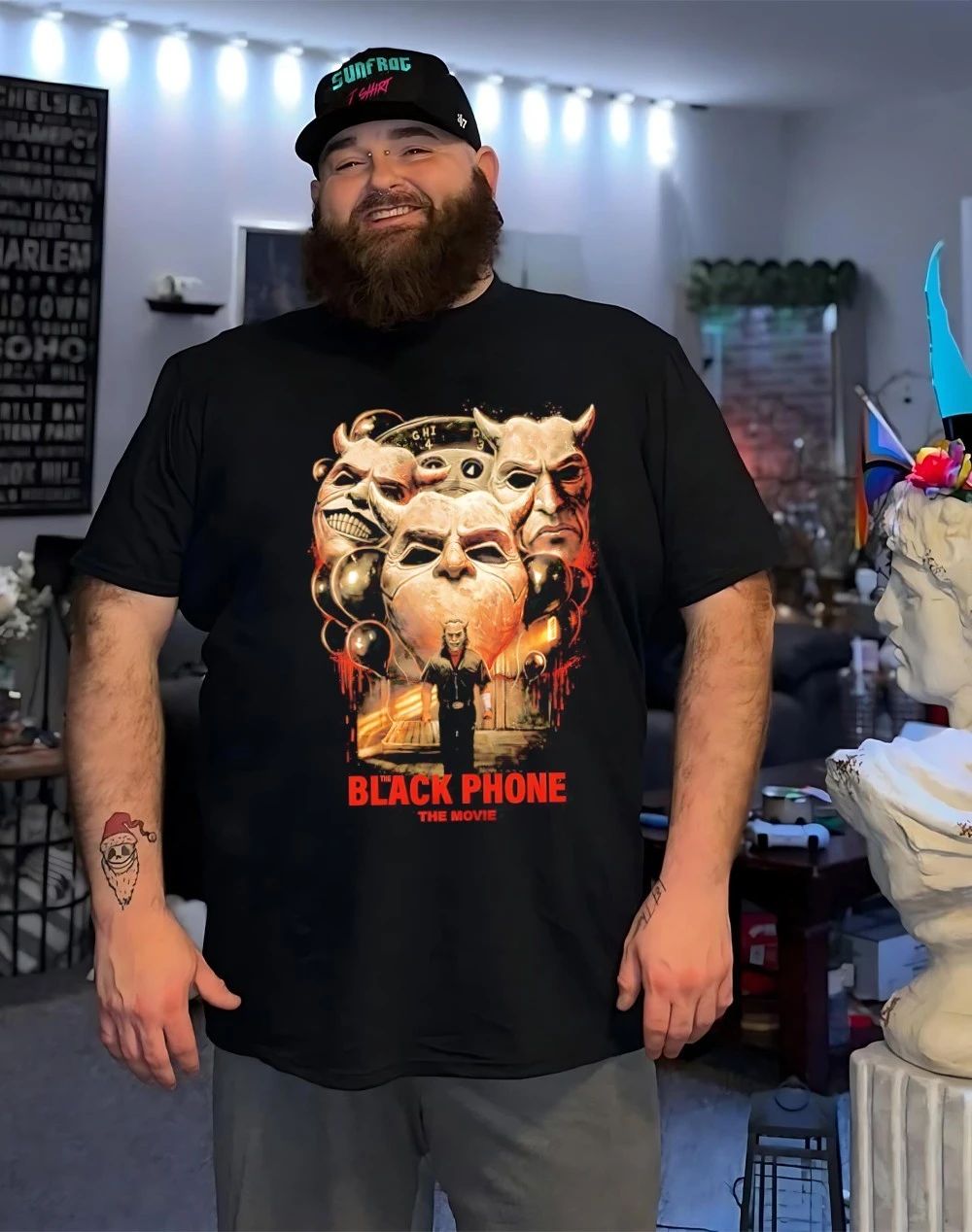 The Black phone the movie Grabber portrait shirt
