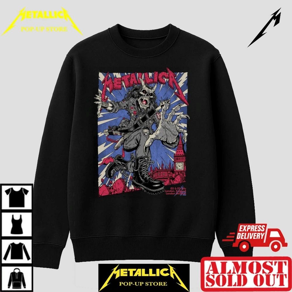 Metallica M72 London 2026 Shirt – Premium Graphic Band Tee