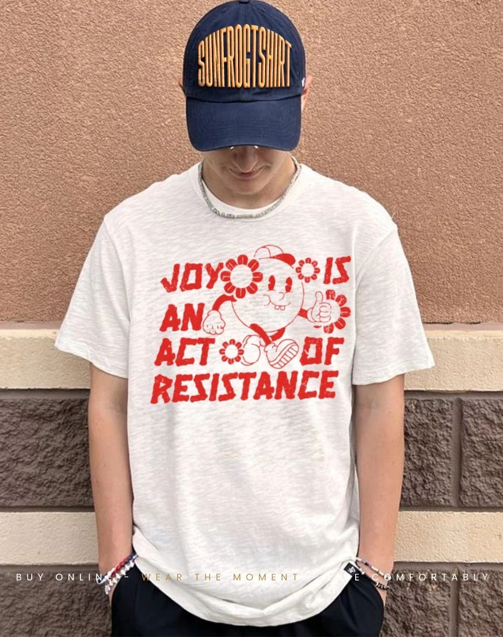 Joy is an act of resistance vintage cartoon shirt