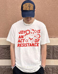 Joy is an act of resistance vintage cartoon shirt