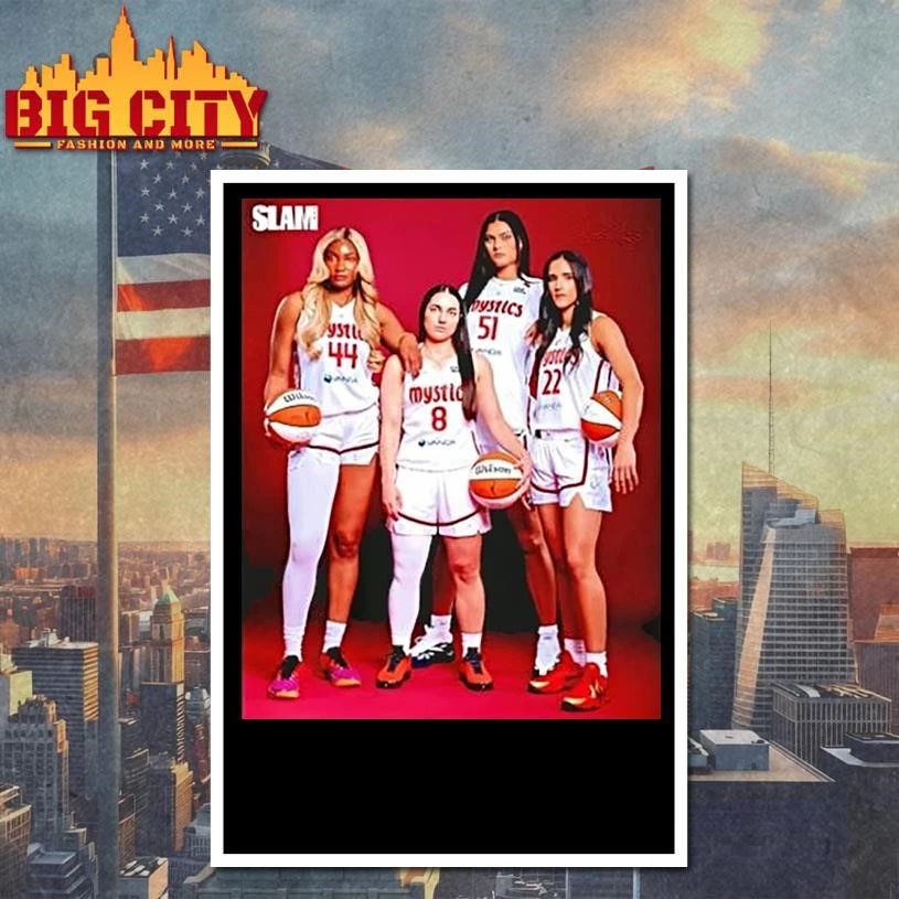 Slam Mystics Basketball Players Team Photo Shirt