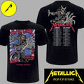 Premium Metallica London 2026 Double-Sided Print Tee – Puis Calzada Art