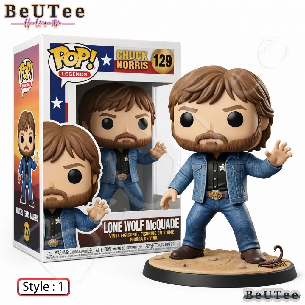 Chuck Norris Legends Lone Wolf McQuade Edition Pop Vilyn Figure