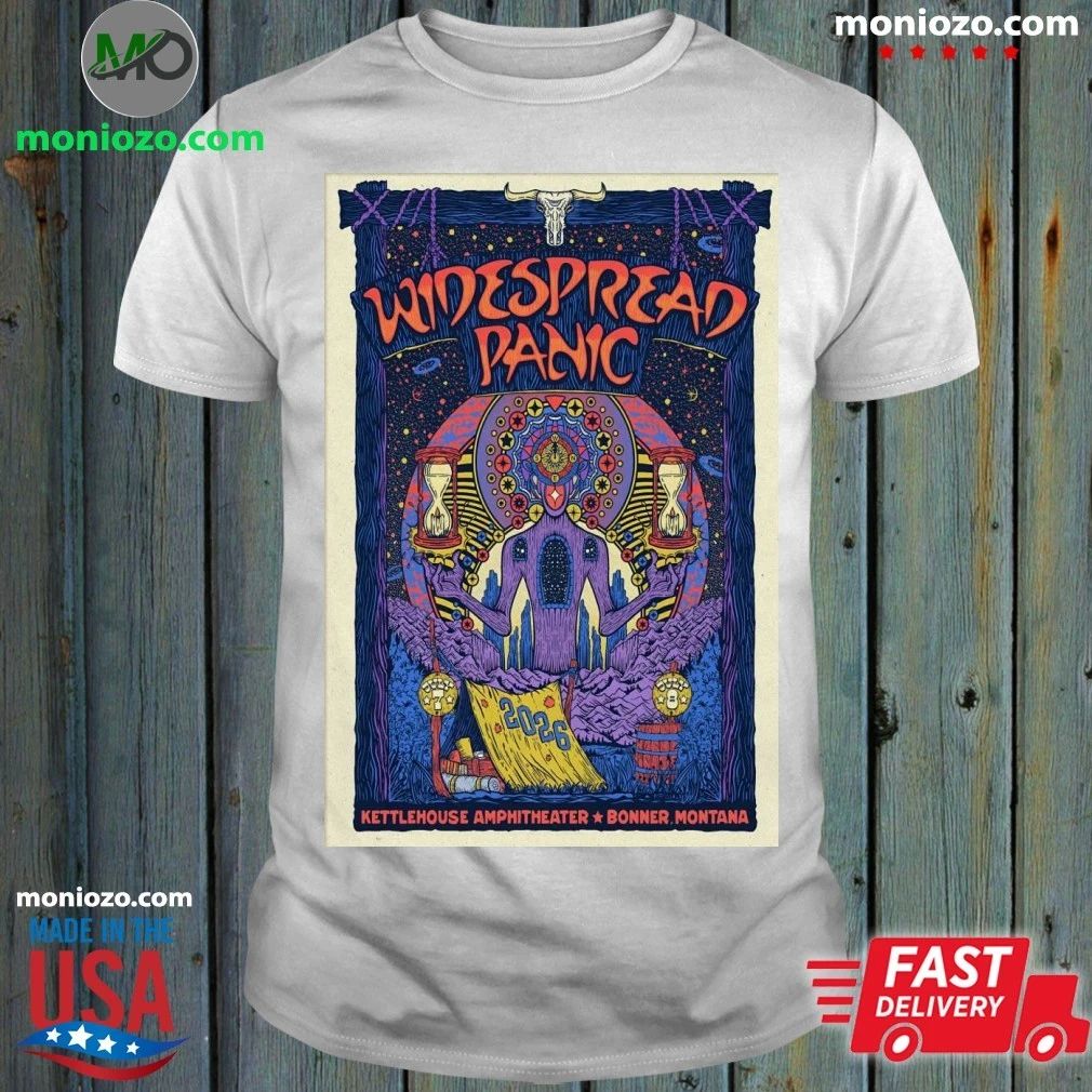 Original Widespread Panic Jul 7-8 2026 In Bonner MT Poster Shirt