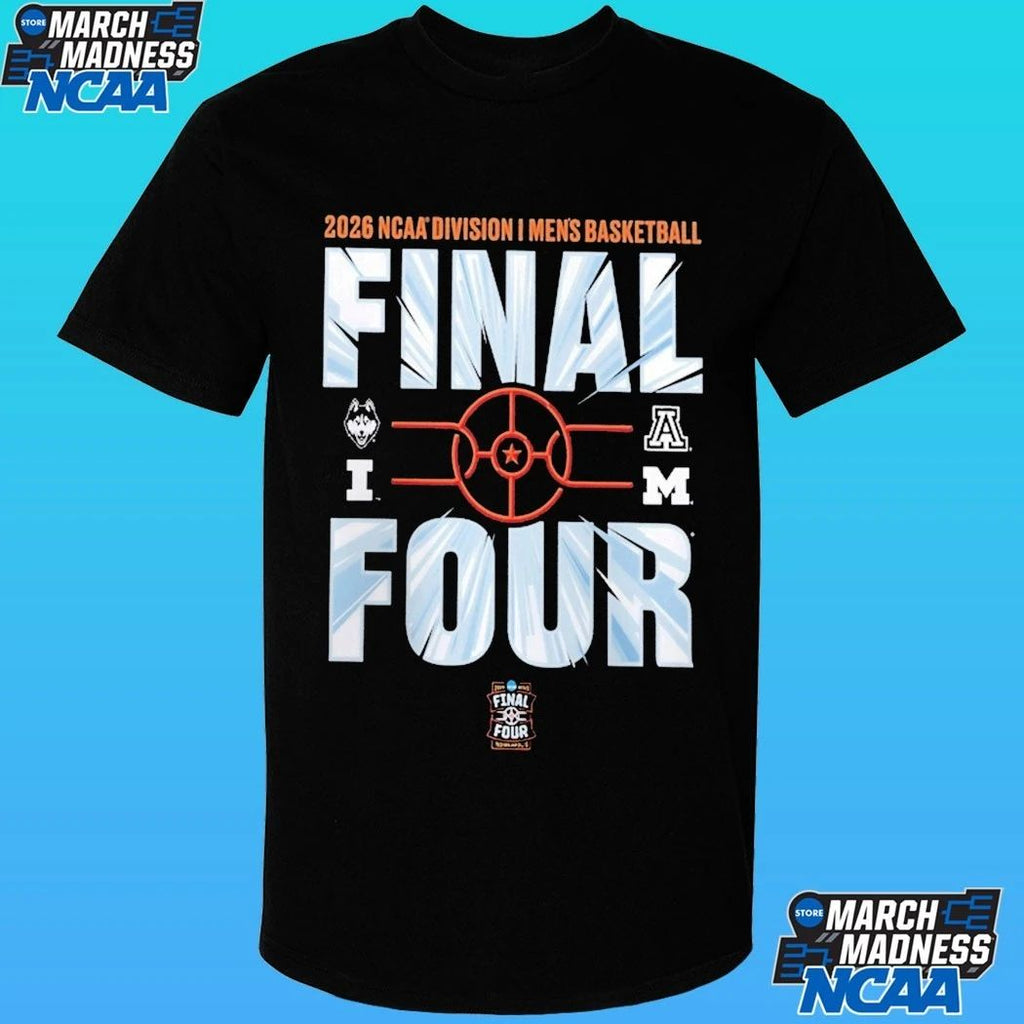 NCAA Men’s Basketball Tournament March Madness Final Four 2026 Shirt