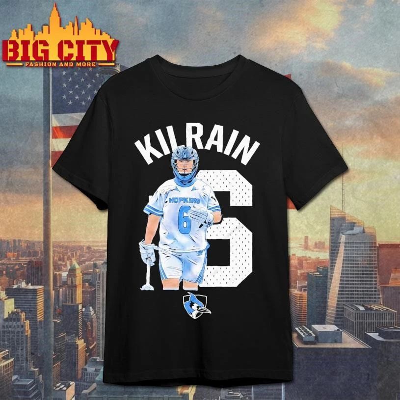 Kilrain 6 Johns Hopkins Lacrosse Player Caricature Shirt
