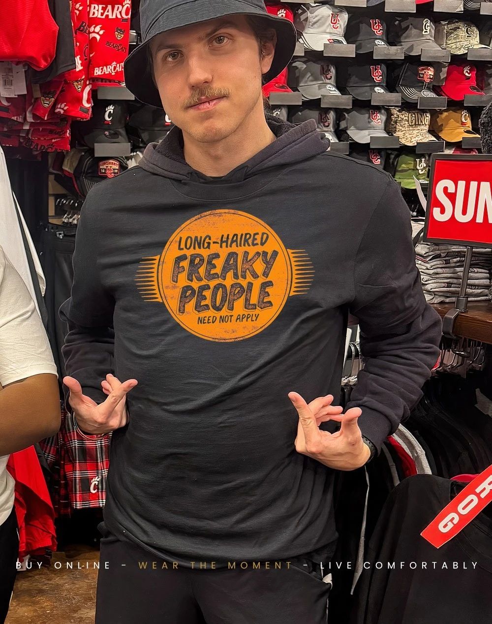 Long haired freaky people need not apply shirt