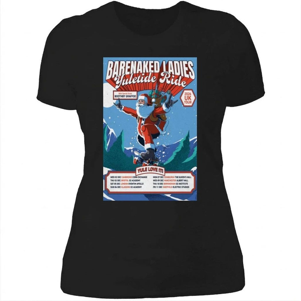 Barenaked Ladies Yuletide Ride Uk Tour 2026 Poster Shirt