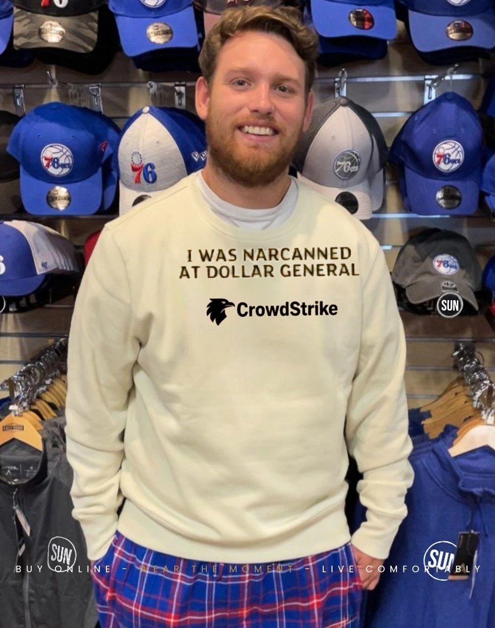 I was narcanned at dollar general CrowdStrike shirt