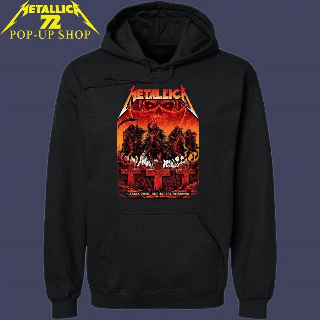 Metallica﻿ M72 Bucharest May 13, 2026 at Arena Națională Bucharest, Romania by Maxx242 Pop-Up Shop T-Shirt