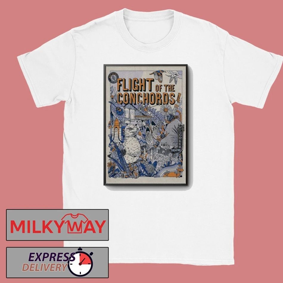 May 9-10 2026 TOUR Flight Of The Conchords The Greek Theatre Los Angeles, CA Poster shirt