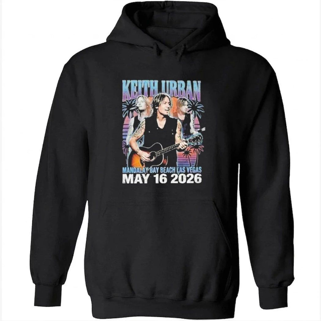 Keith Urban Las Vegas Concert May 16 2026 Mandalay Bay Beach Concert Vintage Bootleg Shirt