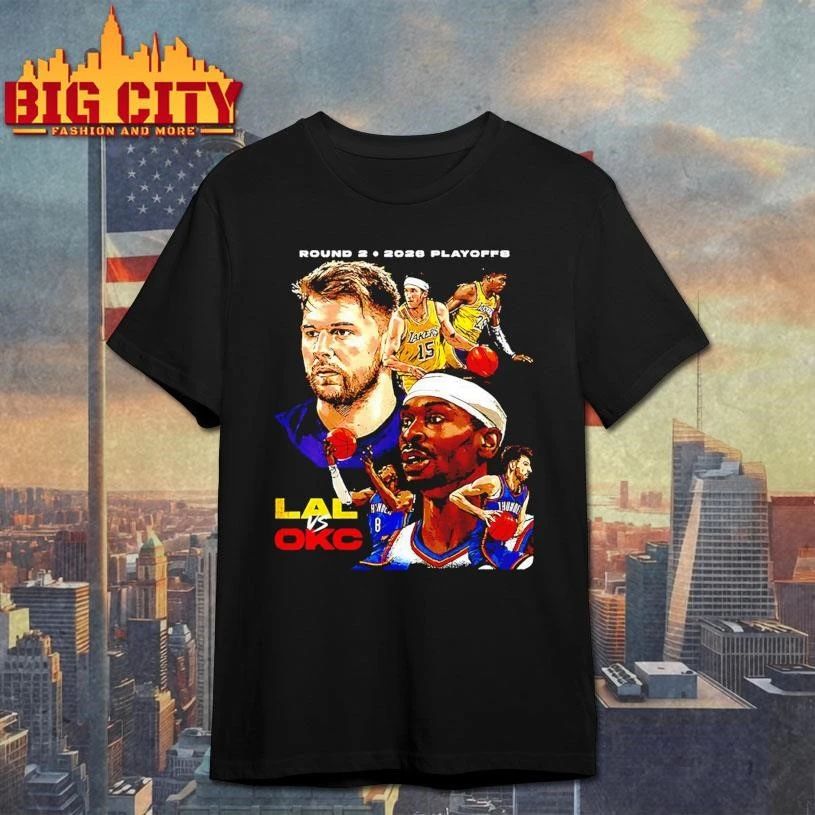Los Angeles Lakers vs Oklahoma City Thunder 2026 NBA Playoffs shirt