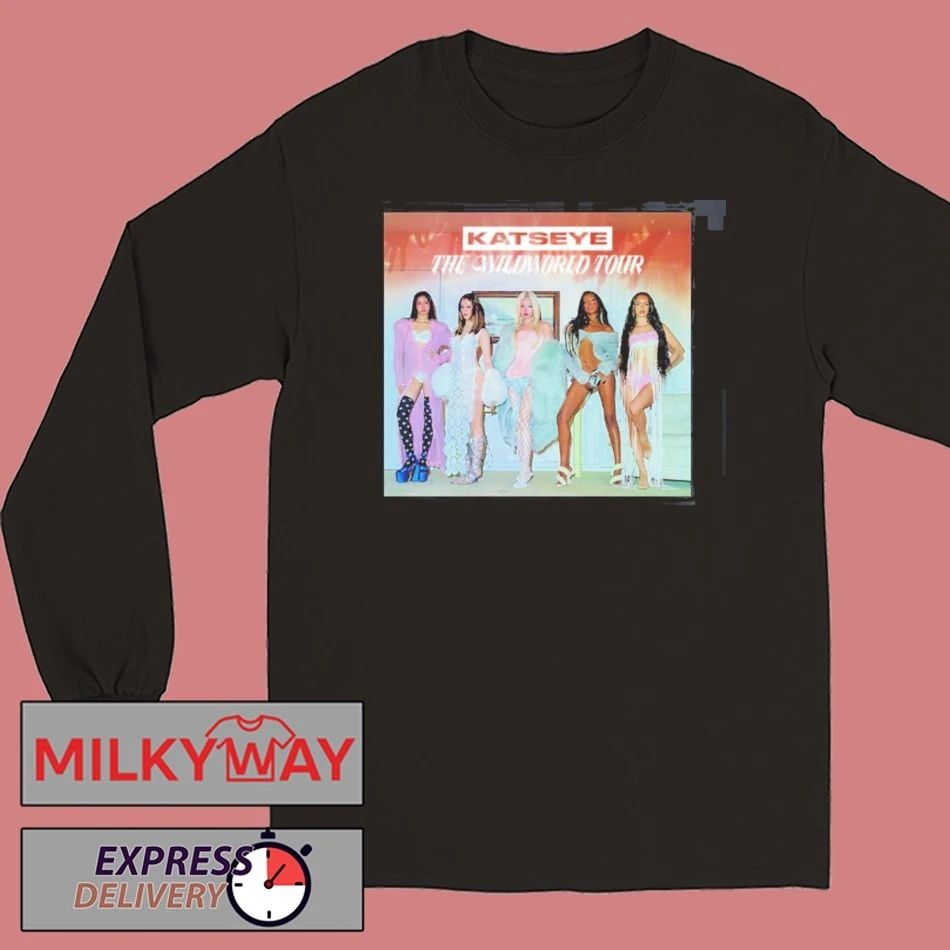 Katseye The Wildworld Tour 2026 Schedule Dates Two Sided T-Shirt