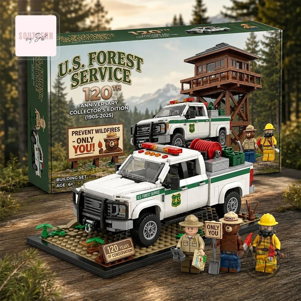 US Forest Service 120th Anniversary Commemorative Fire Lookout Building Block