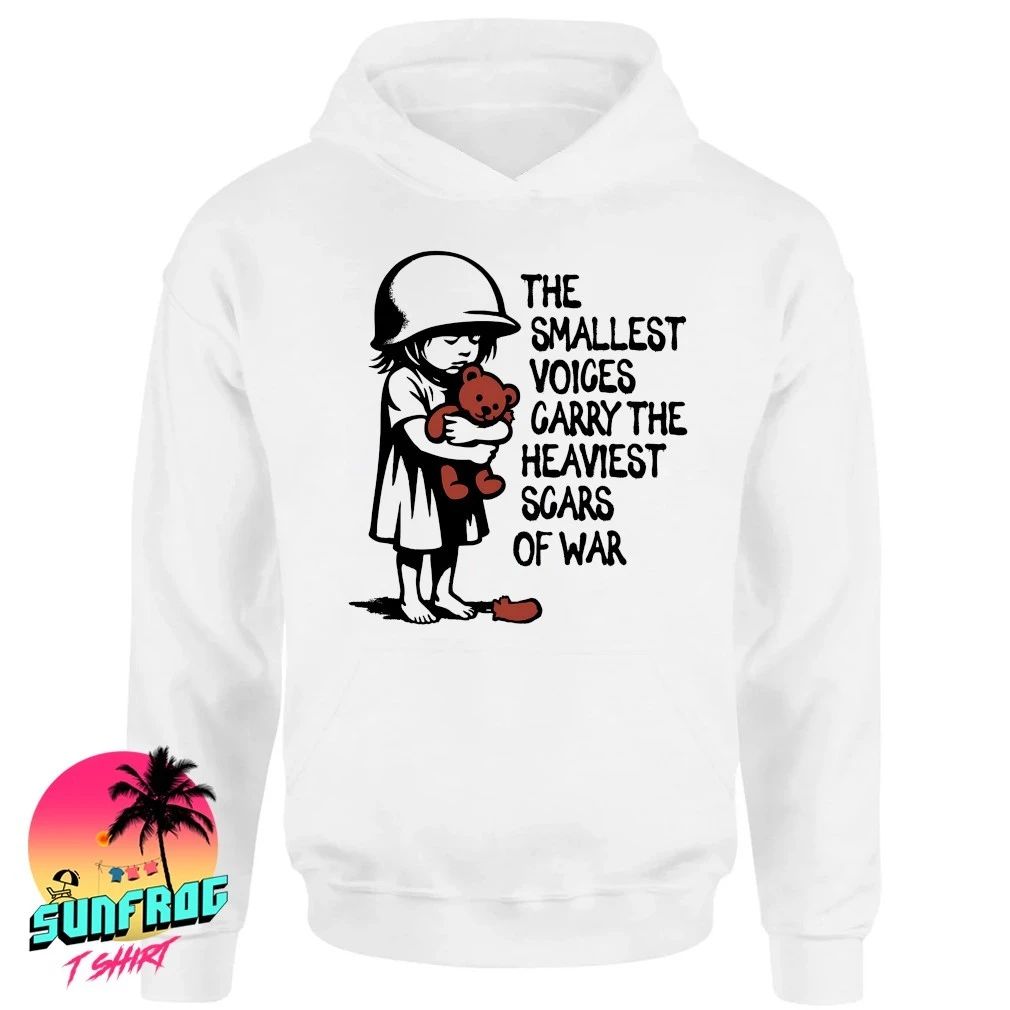 The smallest voices carry the heaviest scars of war shirt