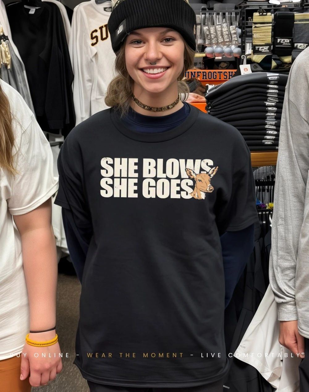 Deer she blows she goes shirt