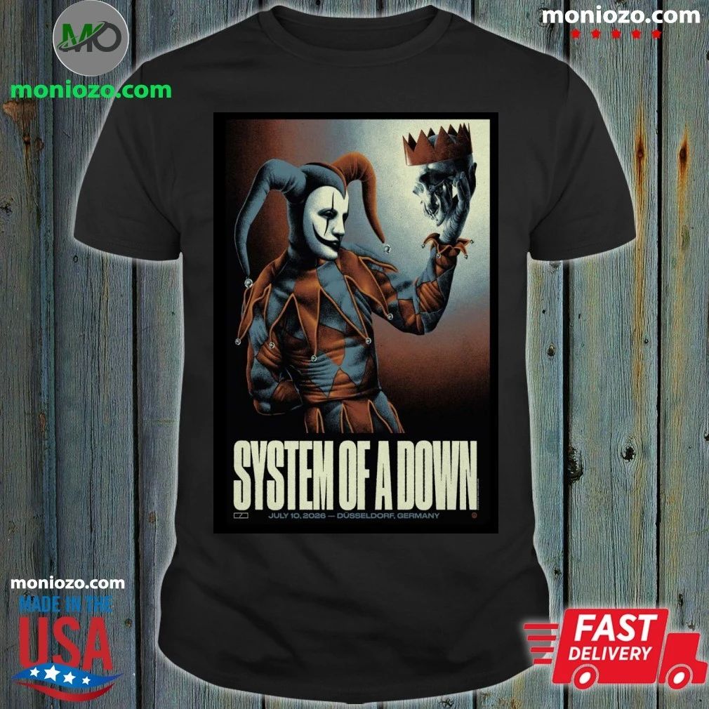 System Of A Down, DUsseldorf 10 Jul 2026 Poster Shirt