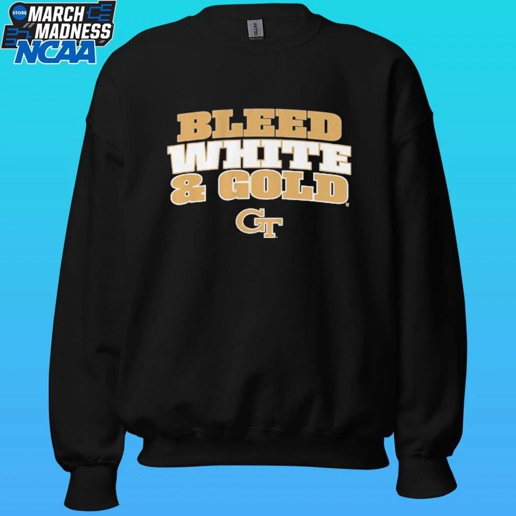 Georgia Tech Yellow Jackets Bleed White & Gold Shirt