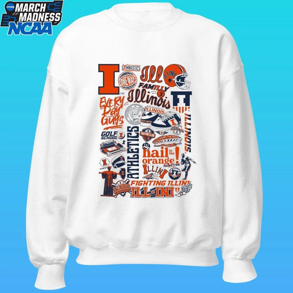 Illinois Athletics Adult Symbols Shirt