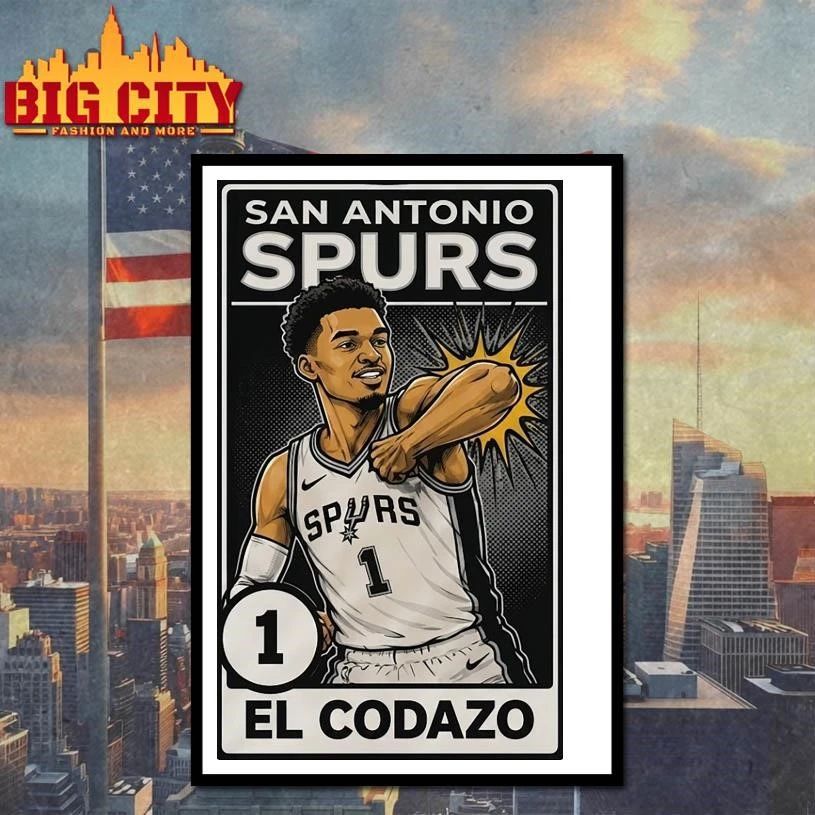 ictor Wembanyama Spurs Loteria Card Shirt