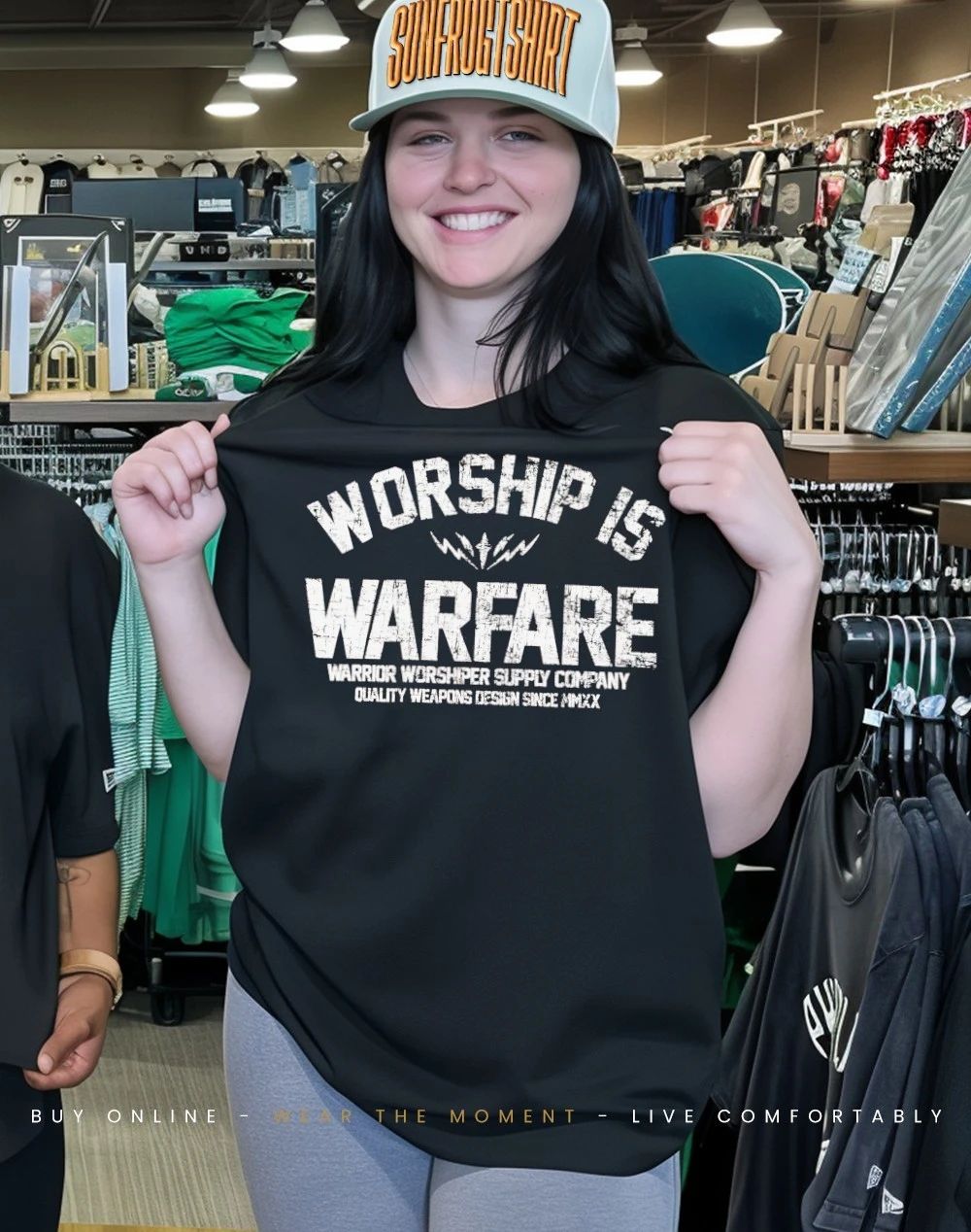 Worship is warfare Warrior Worshiper Supply Company shirt