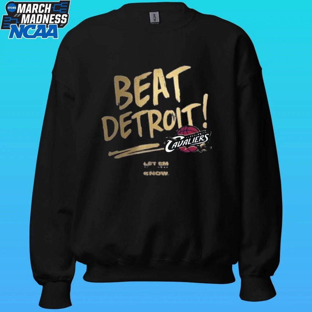 Beat Detroit Let Em Know Cleveland Cavaliers With Kia Shirt