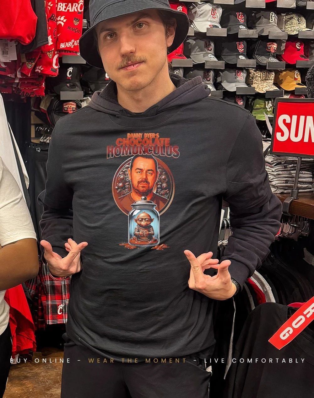 Danny Dyer’s Chocolate Homunculus Peep Show shirt