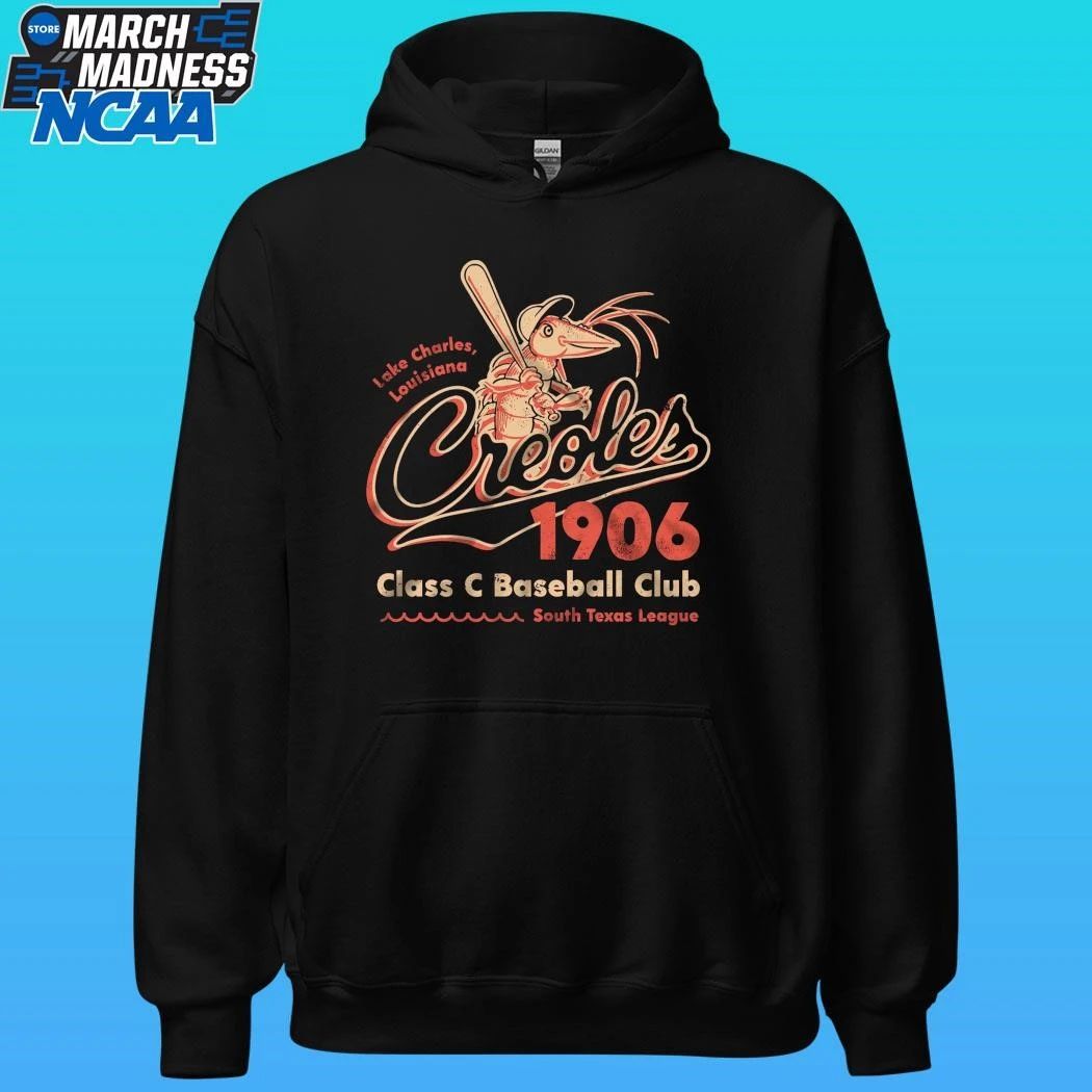Lake Charles Creoles Louisiana Class C Baseball Club South Texas League Est 1906 Shirt